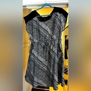 Ikat print dress with pockets